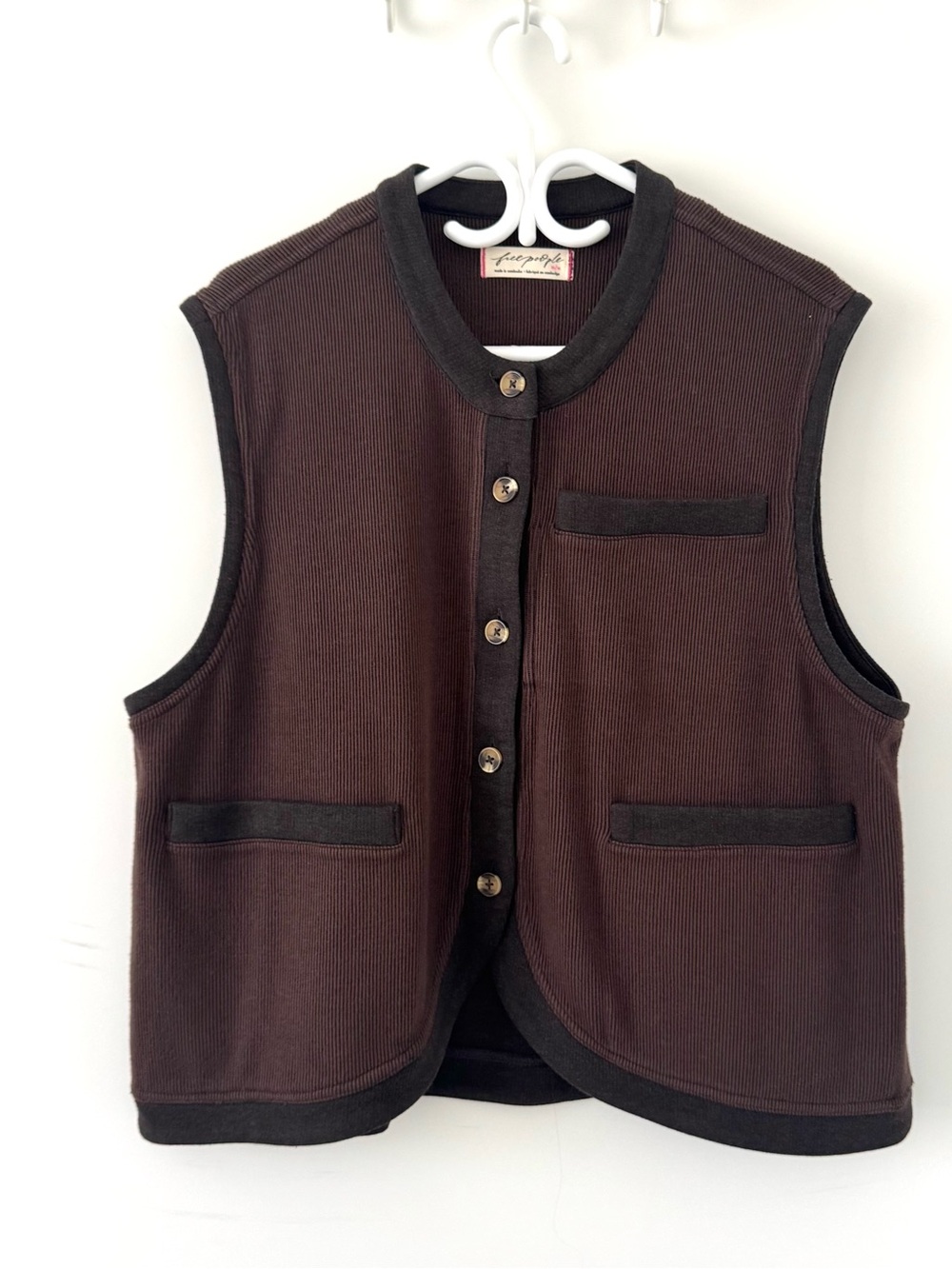 Free People Jackie Sweatshirt Vest - Picture 3 of 6